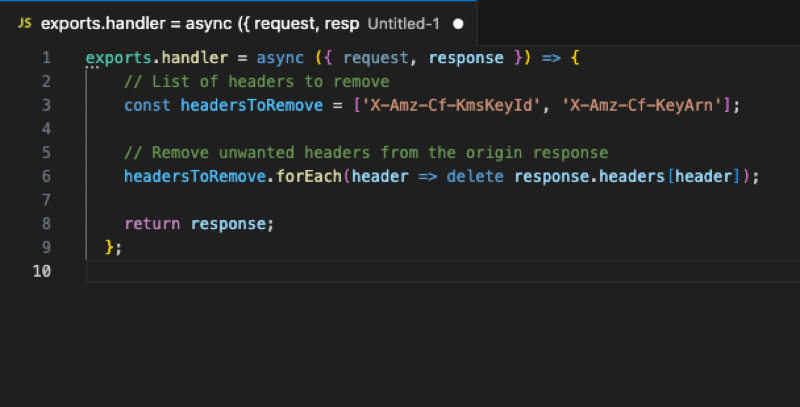 Removing Unwanted Headers from Your CloudFront Distribution